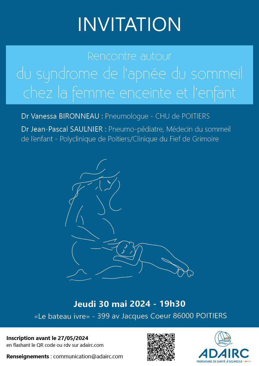 Rencontre autour du syndrome de l’apnée du sommeil chez la femme enceinte et l’enfant